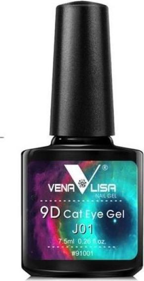 Image du produit Venalisa 9D Cat Eye (Bleu Violet Scintillant, Vernis semi-permanent)