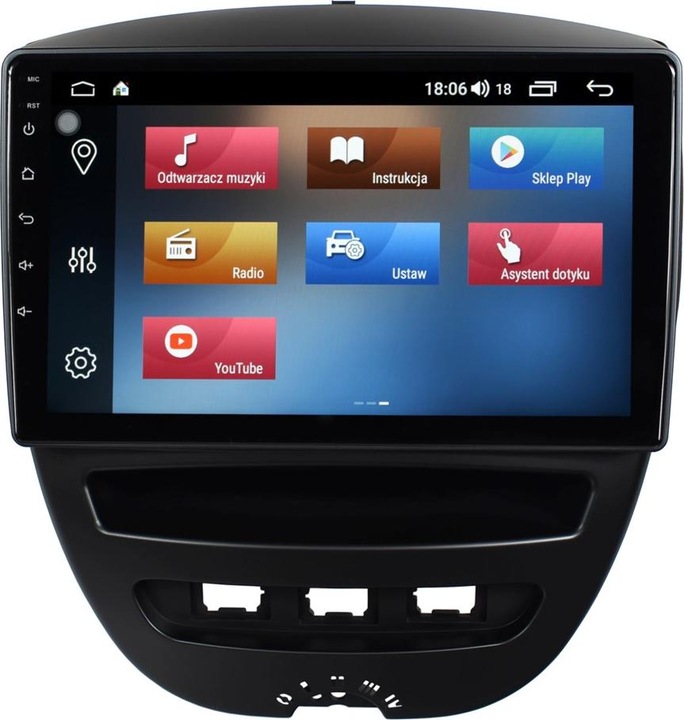 Actual product image NoName Radio-Navigationssystem GPS für Citroen C1 2005-2014 Android