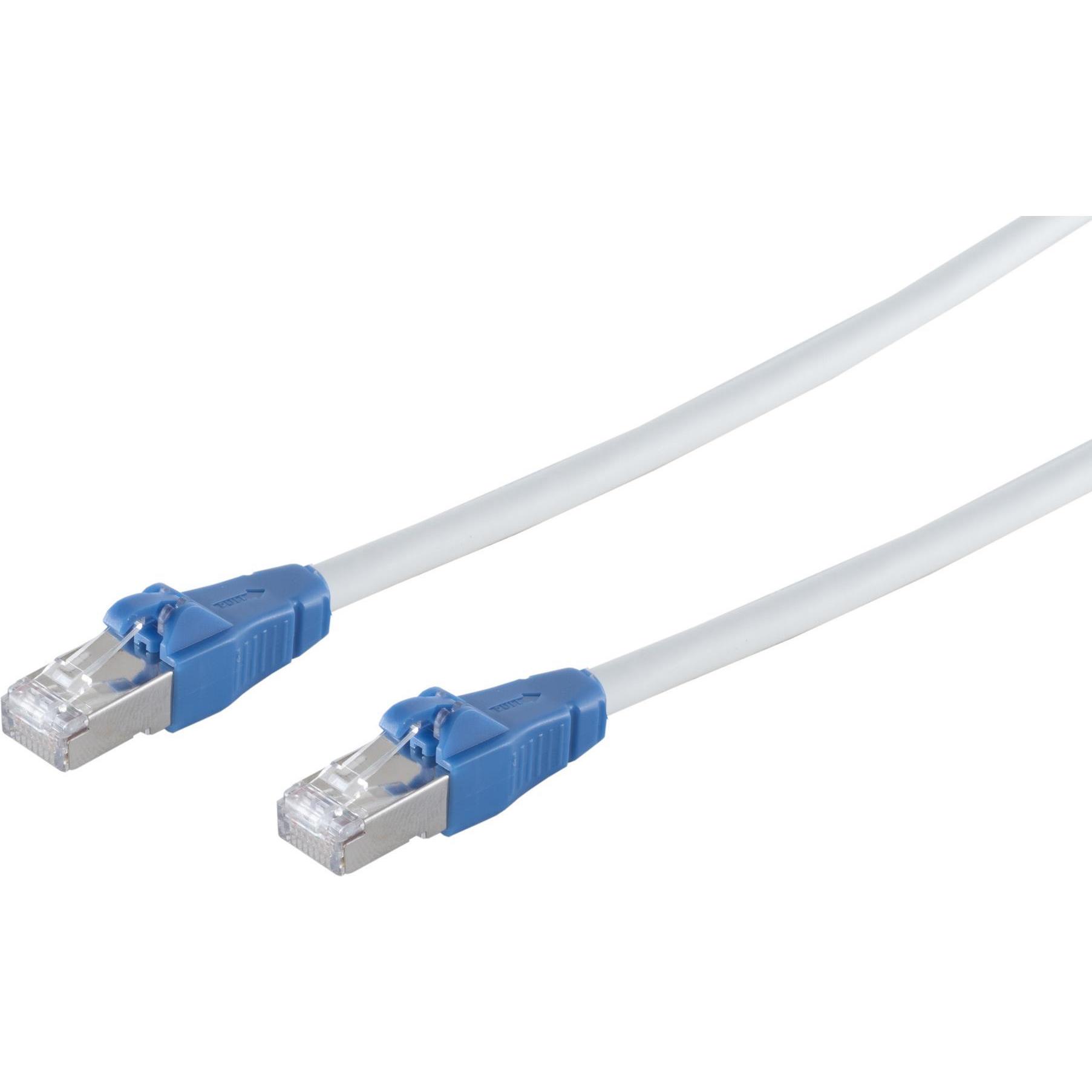 Shiverpeaks S/CONN maximum connectivity Netzwerkkabel-Patchkabel CAT 6a easy pull, weiss, 0,25m (CAT6a, 0.25 m), Netzwer...