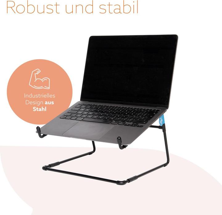 Image du produit R-Go Tools R-Go Support pour ordinateur portable 10"-22" Max.5KG Steel Office noir