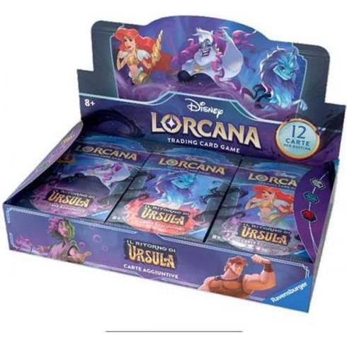 GED Lorcana Box 24 buste: Il Ritorno di Ursula ITA (Box Set e Collezione)