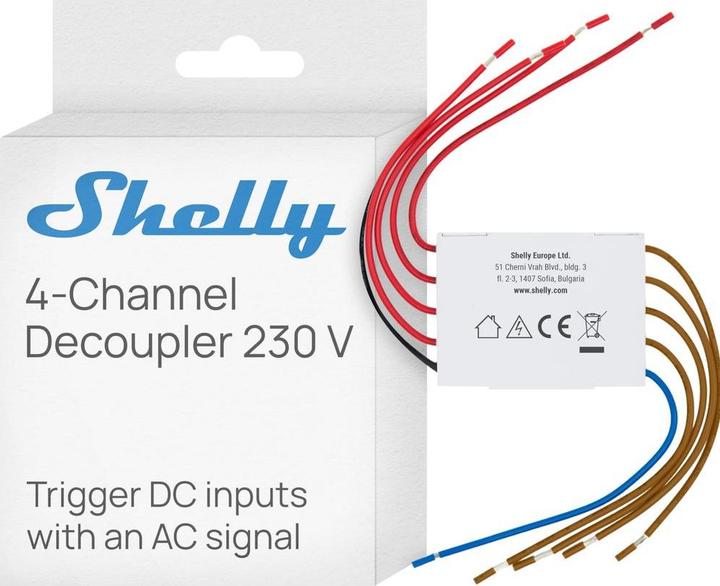 Image du produit Shelly Découpleur 4 canaux