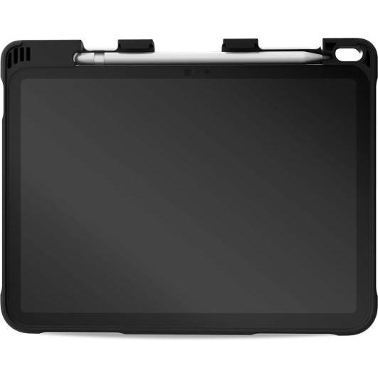 STM Dux Swivel Case (Apple iPad 2022 (10a generazione), Apple iPad 2025 (11a generazione)), Cover tablet, Trasparente, Nero