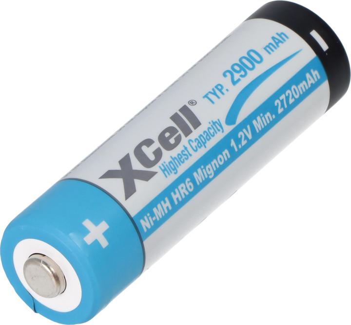 Immagine prodotto XCell 4er-Set Akkus Typ AA (Mignon), Ni-MH, 1,2V / 2700mAh (4 pz., AA, 2700 mAh)