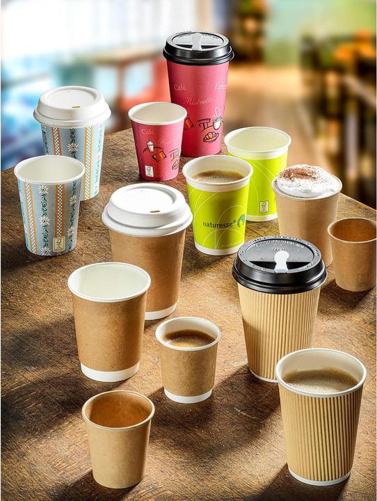 Actual product image Naturesse Disposable cups Kraft 180 ml 50 pieces, light blue (50 x)