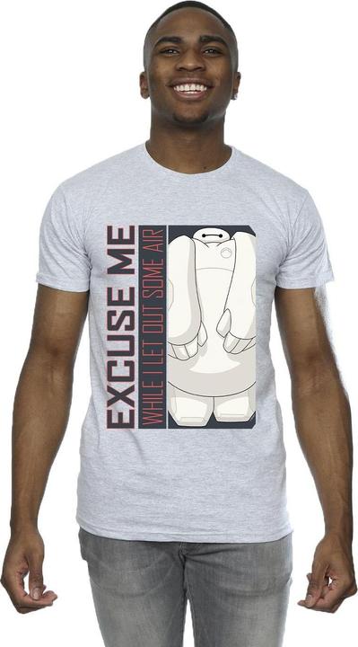 Immagine prodotto Disney Big Hero 6 Baymax Excuse Me Some Air Maglietta Uomo (XL)