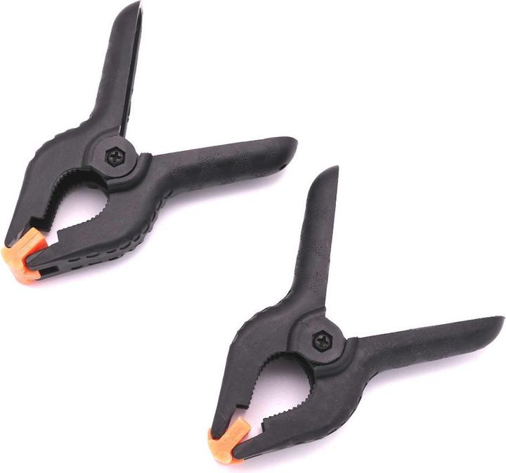 Image du produit Caruba Pince à ressort noir/orange moyen (2 pièces)