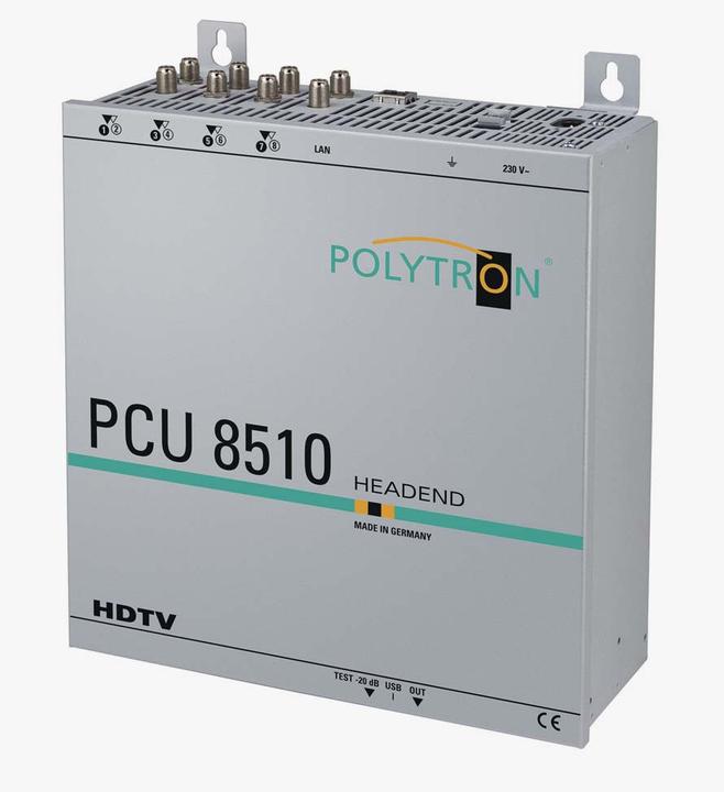 Actual product image Polytron Compact headend PCU 8510 8xDVB-S/S2 in DVB-C/-T, LAN (Other)