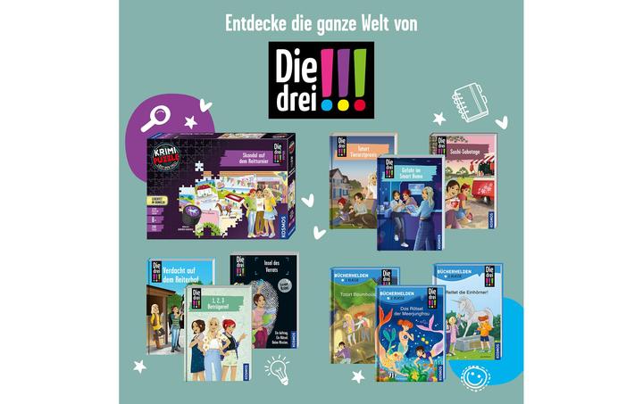 Produktbild Kosmos Die drei!!! Detektiv & Zauberkästen