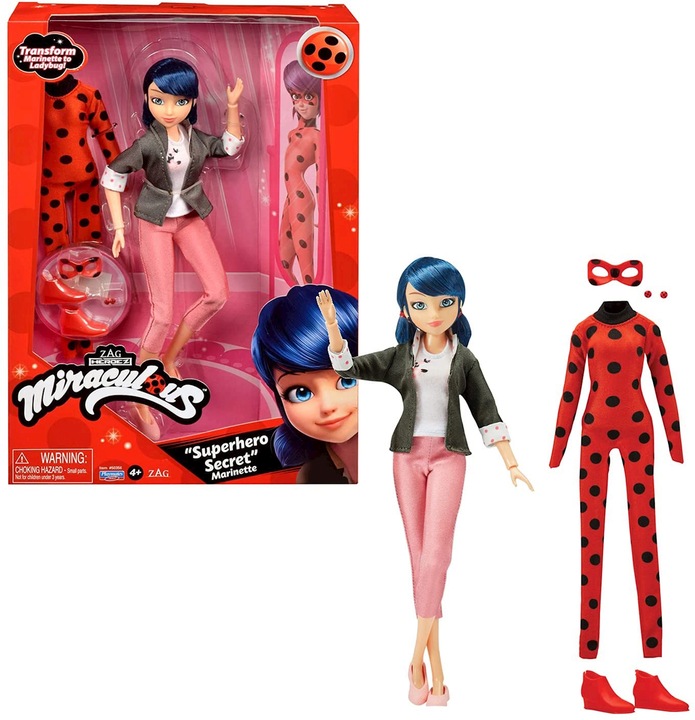 Produktbild Bandai Miraculous Puppe mit Bekleidung