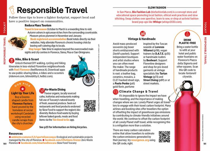 Nutritional values and ingredients Pocket Florence & Tuscany (English, Collectif, The Lonely Planet, 2024)