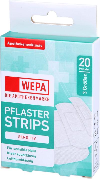 Actual product image Wepa Plaster Str Sensit 3gr, 20 pcs PFL (20 x)
