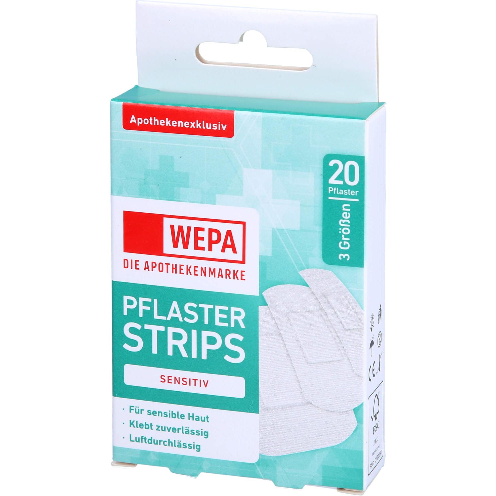Thumbnail - Wepa, Pflaster, Pflast Str Sensit 3gr, 20 St PFL (20 x)