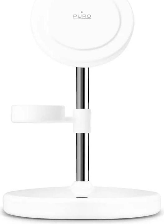 Produktbild SBS Puro induktive 3-in-1 Ladestation MagSafe weiá (15 W)