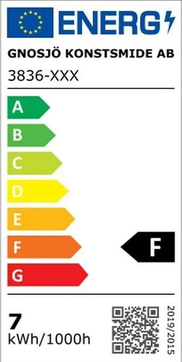 Energie-Label Konstsmide LED-Lichterkette mit Kabelaufroller (41.93 m)