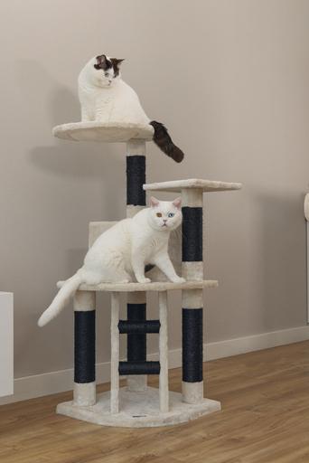 Actual product image Beeztees Bz cat tree Dominjo (123 cm, Black, Beige)
