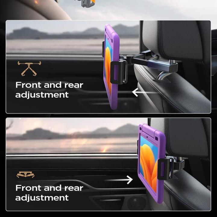 Actual product image Lisen Car Holder 4.7inch - 12.9inch, Black