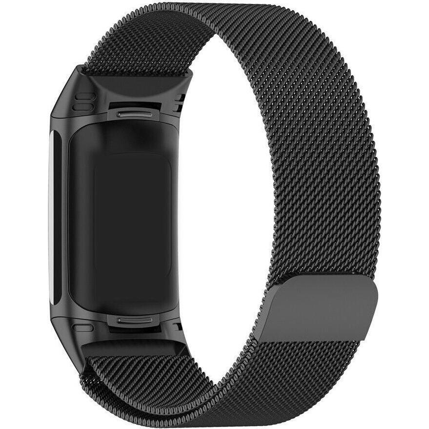 Thumbnail - Strap-it Armband (Geflochtener Stahl), Uhrenarmband, Schwarz