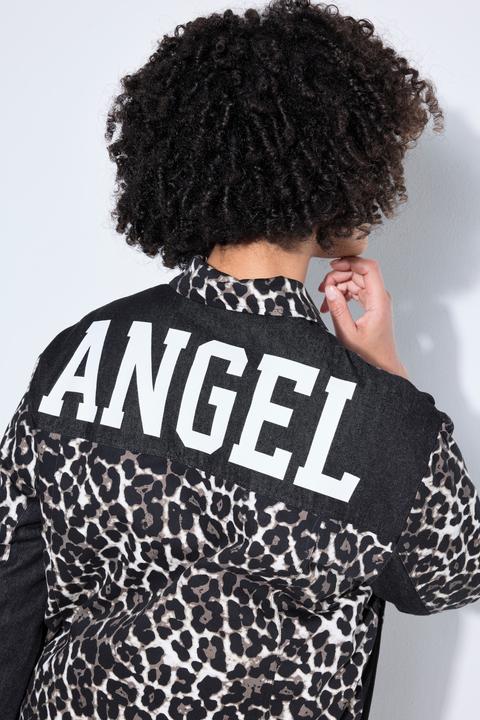Actual product image Angel of Style Jeansjacke, oversized, Steppfutter, Patchlook (54)