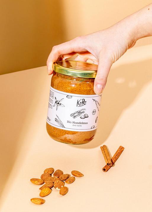 KoRo Bio Mandelmus mit Vanille und Zimt (500 g)