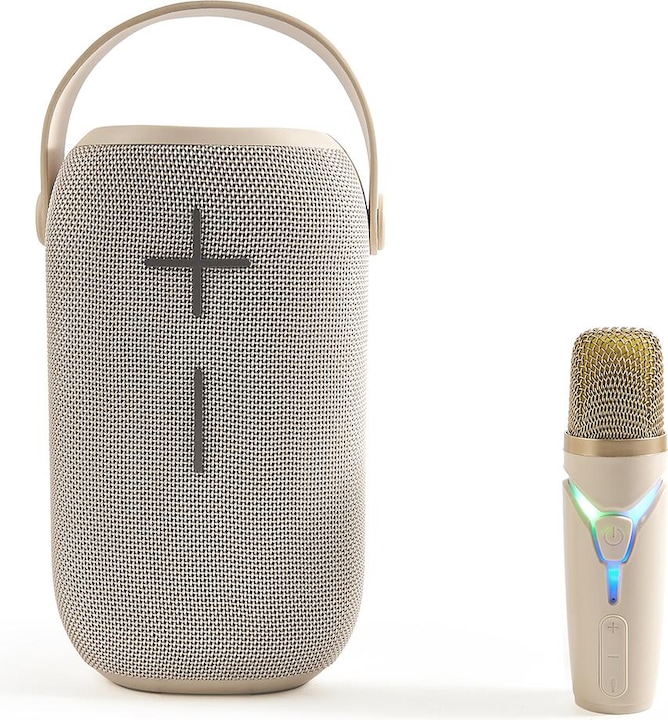Produktbild Livoo Tragbare kabellose Bluetooth®-Karaoke (5 h)
