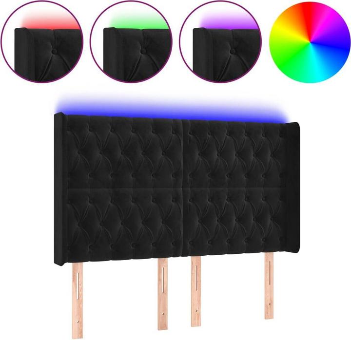 Image du produit vidaXL LED Kopfteil (147 x 16 x 128 cm)