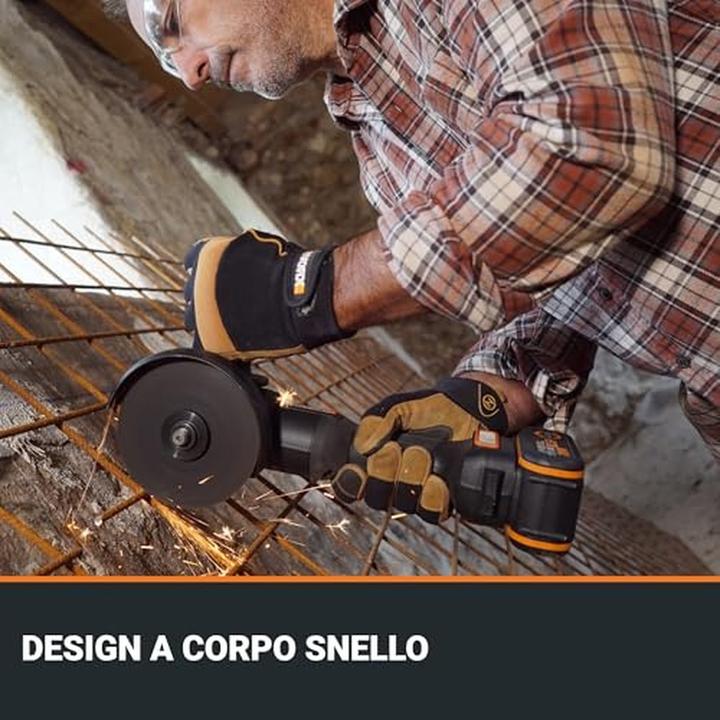 Immagine prodotto Worx Accu haakse slijper WX814.9 (zonder accu) (125 mm)