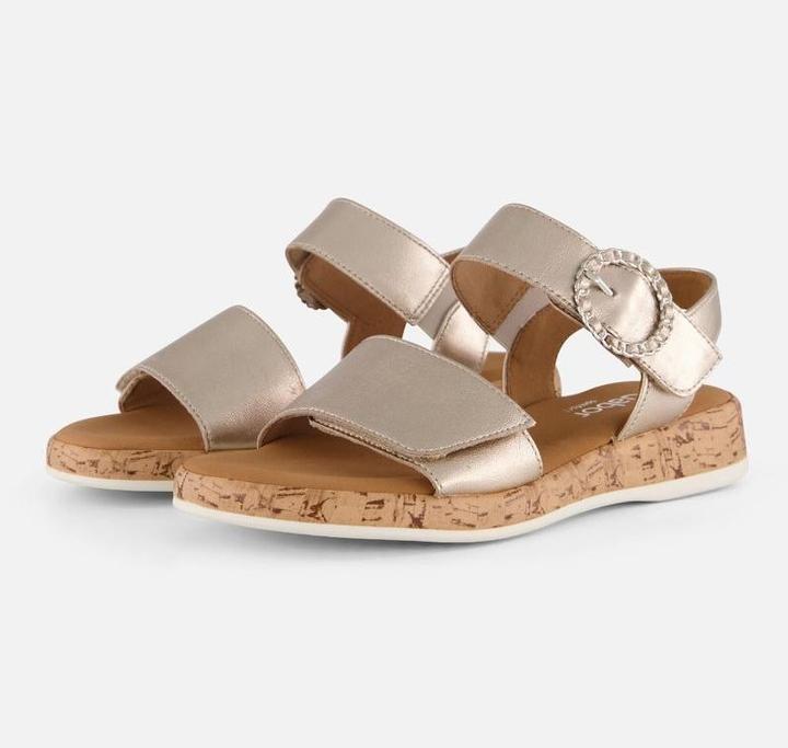 Productafbeelding Gabor Sandalen beige Leer - Dames - Maat 38.5 (38.5)