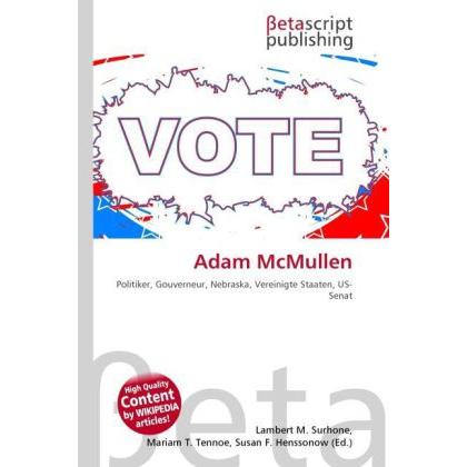 Adam McMullen, Fachbücher von Lambert M. Surhone, Miriam T. Timpledon, Susan F. Marseken