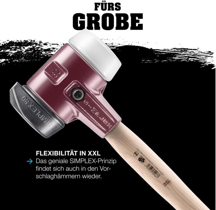 Produktbild Halder SIMPLEX-Vorschlaghammer TE-Gehäuse und Holzstiel (3220 g)