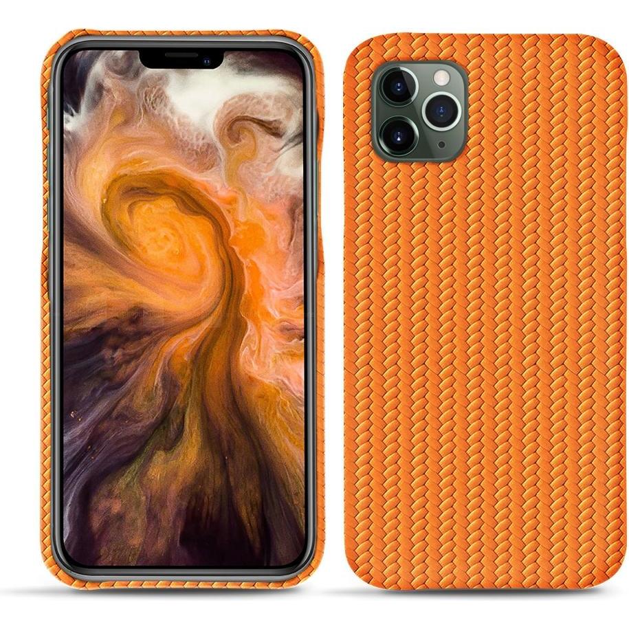 Noreve Lederschutzhülle (Apple iPhone 11 Pro Max), Smartphone Hülle, Orange