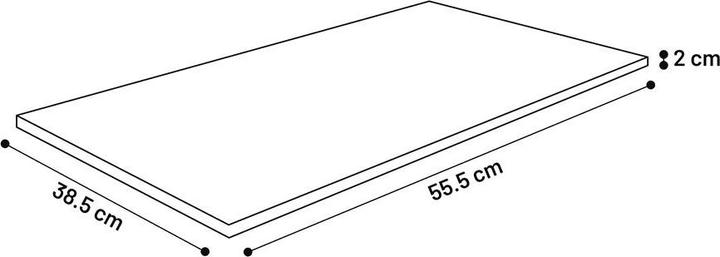 Actual product image Flamingo Zupo lounger mat dark grey XS (Dog)