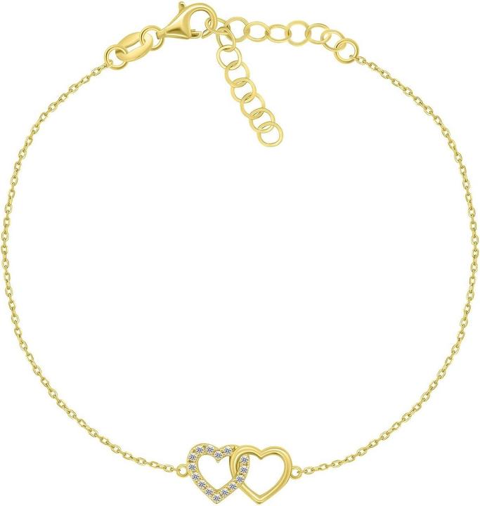 Immagine prodotto Brilio Argento - Delicato bracciale in argento con cuori collegati BRC115Y