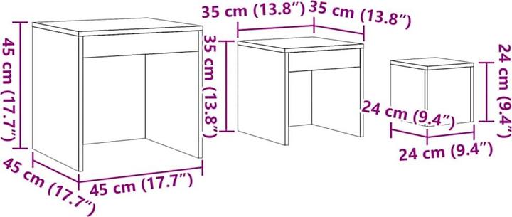 Image du produit vidaXL Satztisch