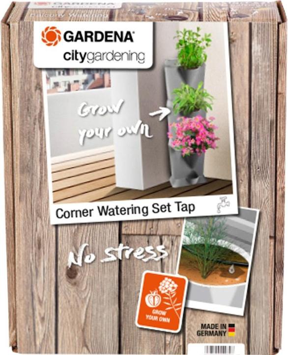 Produktbild Gardena NatureUp! Bewässerungsset Ecke Wasserhahn (Tropfbewässerung Set)