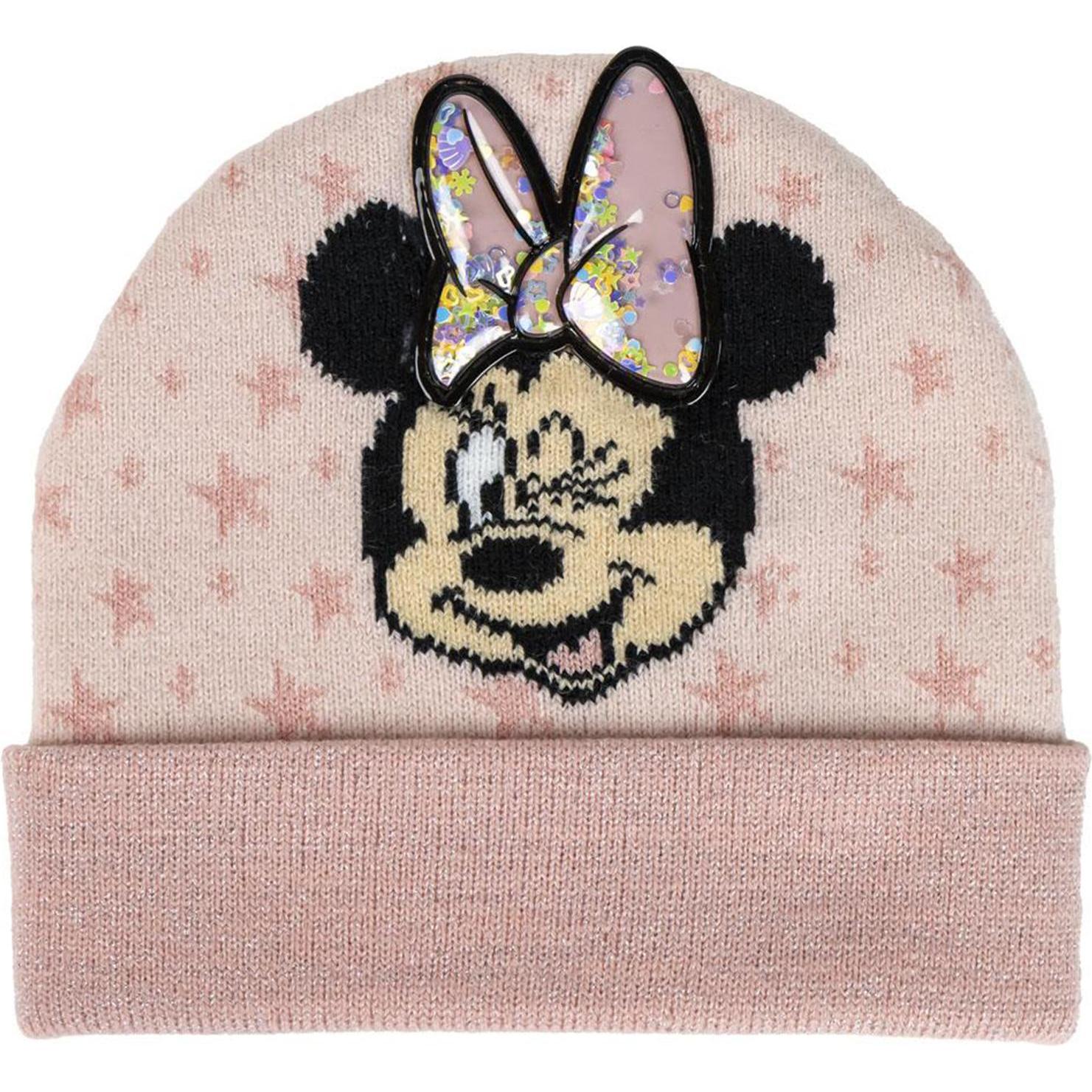 Disney, Jungen, Mütze, Gestrickte Mütze Minnie, Rosa, (One Size)
