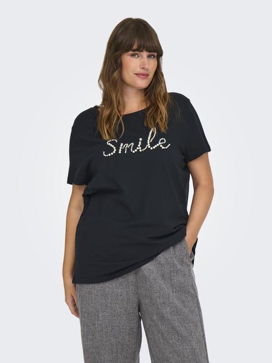 Immagine prodotto Only T-shirt regular fit con scollo rotondo e curve (S)