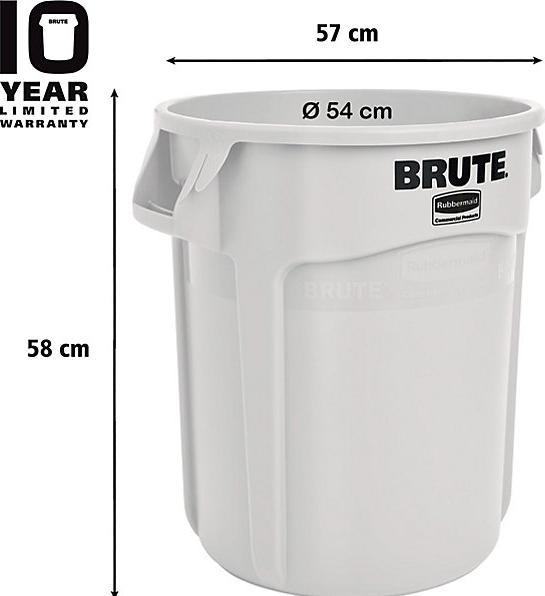 Produktbild Rubbermaid Universalcontainer, rund (75 l)