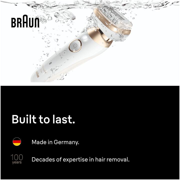 Actual product image Braun Silk-épil 9 9-030 3D Flex Epilator, Wet & Dry