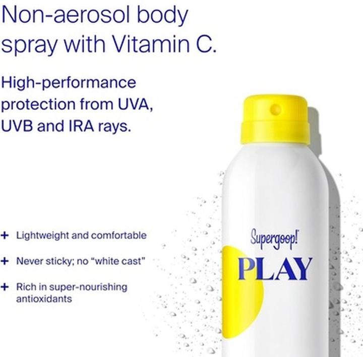 Actual product image Supergoop Play Antioxidant Mist with Vitamin C SPF 50 (Sun spray, SPF 50, 30 ml)