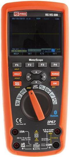 Actual product image RS PRO HS608 MeterScope 20MHz 50MS/s (CAT III, CAT IV)