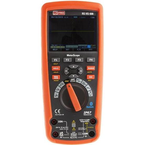 RS PRO HS608 MeterScope 20MHz 50MS/s (CAT III, CAT IV, Hand-Multimeter) (1445337)