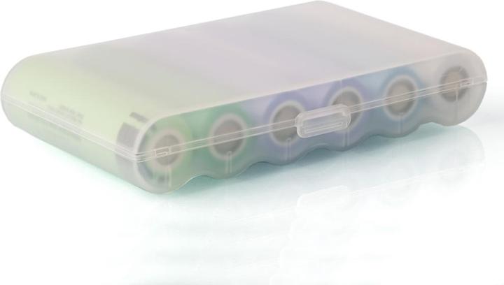 Actual product image Keeppower Aufbewahrungsbox B6 für 6x 18650 bis 65,5 mm lange Li-Ion-Akkus