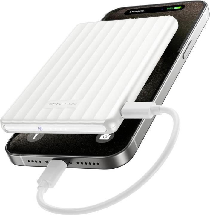 Produktbild EcoFlow RAPID Mag Powerbank white 5.000mAh (5000 mAh, 20 W)