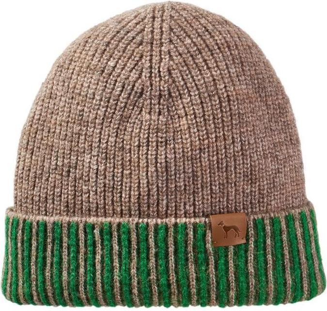 Actual product image Hunter Dogcoat Odense 60 + hat, beige/green - (203531) (60, Dog jumper)