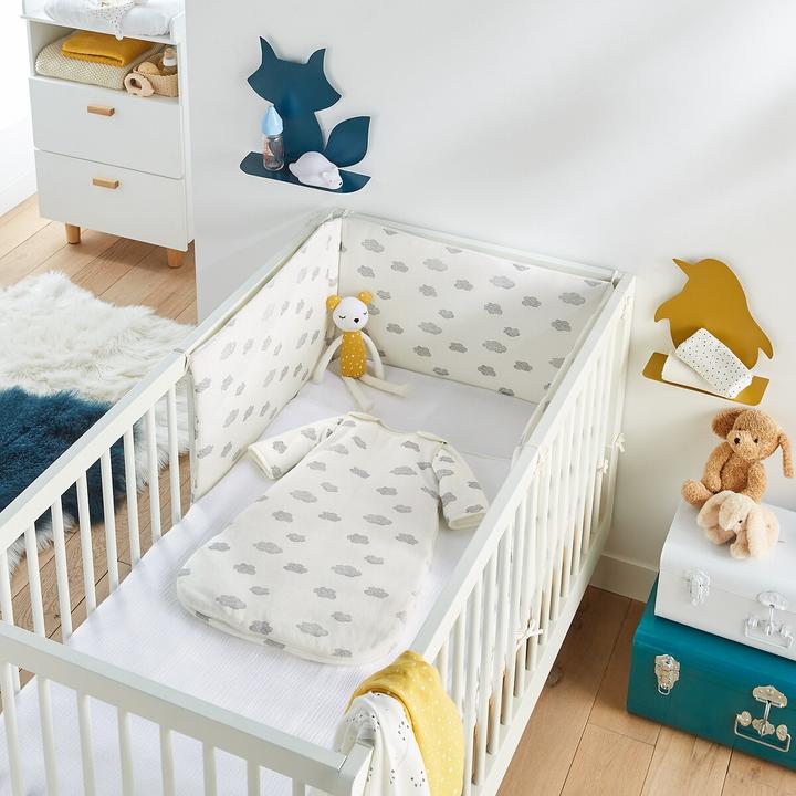 Image du produit La Redoute Collections Lot de 4 lingettes/gaines en coton (290 cm, 300 cm)