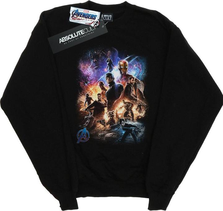 Immagine prodotto Felpa in cotone con assemblaggio dei personaggi di Avengers Endgame (5XL)