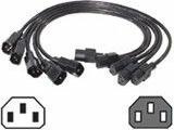 Produktbild APC StromkabelKit 10A 100-230V C13toC14 (0.61 m)