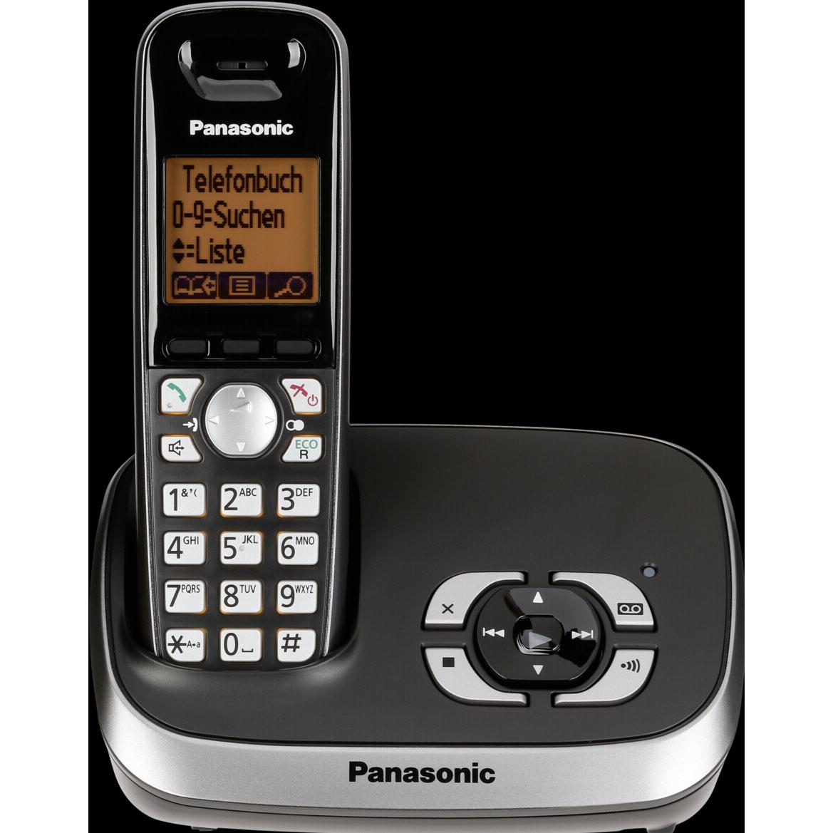 Panasonic KX-TG6521 GB, Telefon, Schwarz