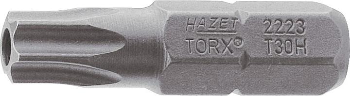 Image du produit HAZET Embout-tournevis (bit) 2223-T20H ∙ Hexagone massif 6,3 (1/4 pouce) ∙ Profil TORX tamper ré… (Six pans creux TX)